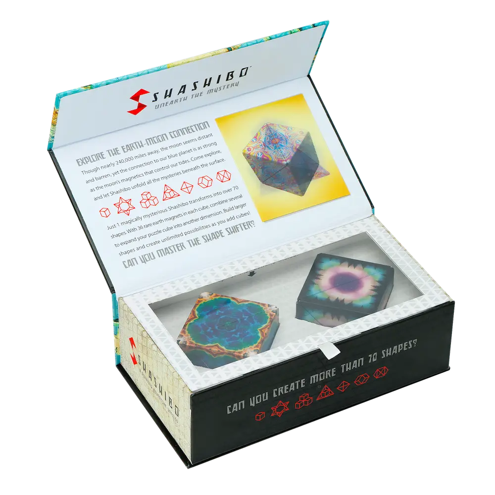 Shashibo Earth-Moon 2 Pack - Friendly Celebration Moon Assortment