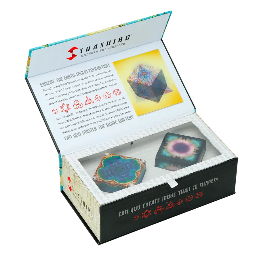 Shashibo Earth-Moon 2 Pack - Friendly Celebration Moon Assortment