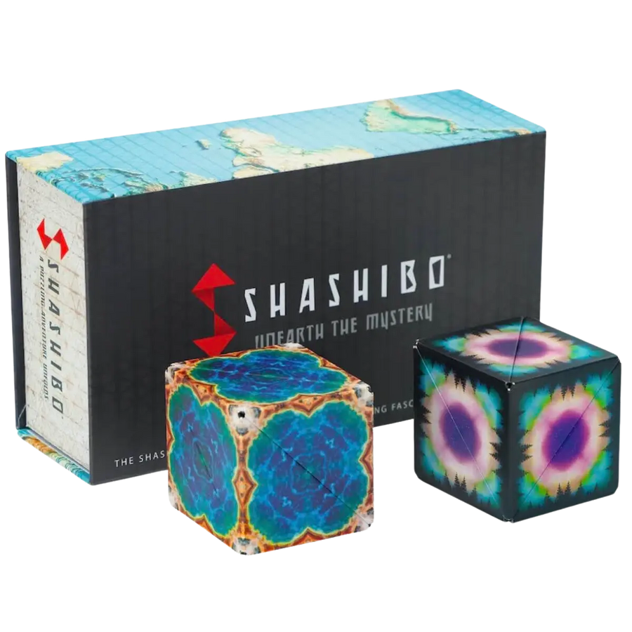 Shashibo Earth-Moon 2 Pack - Inviting Artisan Moon Assortment